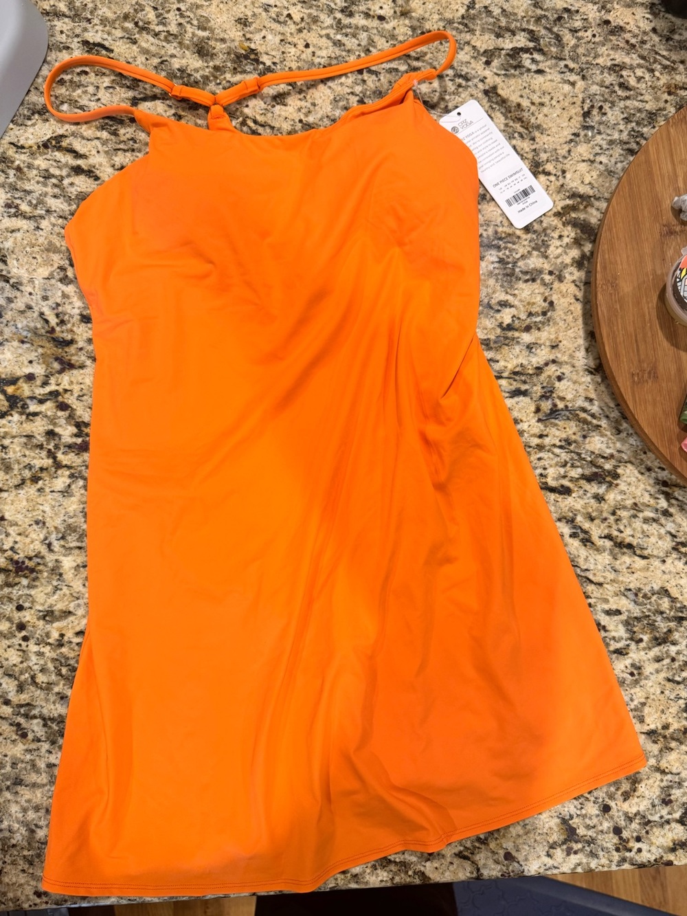 CRZ YOGA Vibrant Orange Activewear Top